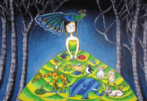 杭州一位妈妈网上晒出10岁儿子画的画 引来十