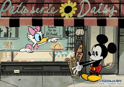 迪士尼发布全新米老鼠动画《羊角面包》