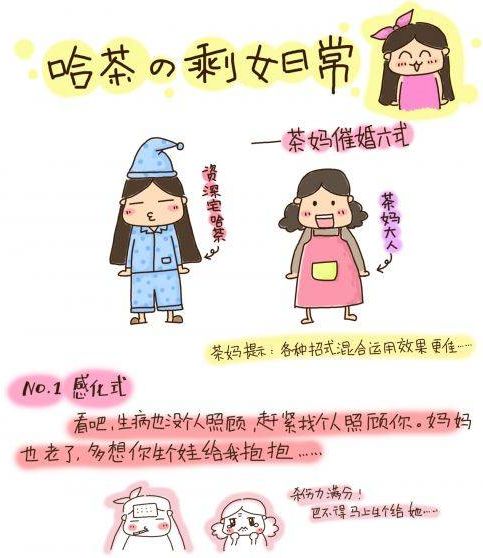 女教师为躲催婚出逃旅游 漫画形式记录母亲催婚6式(组图）