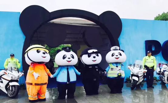 寻找身边的“动漫+” 熊猫警察