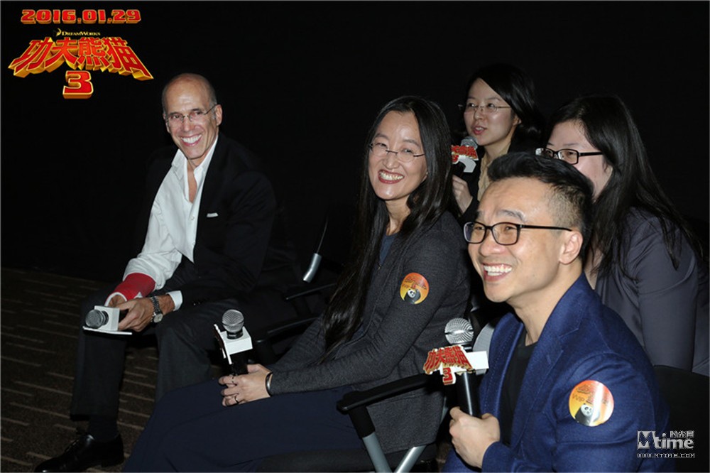 《功夫熊猫3》主创亮相北京与影迷互动