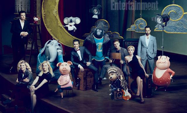 小黄人团队新作《欢乐好声音》曝角色配音海报