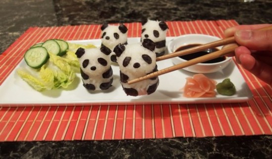 卡通寿司看一眼心就暖了这绝对是治愈系美食 杭州动漫产业 中国国际动漫节